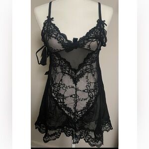 Frederick's of Hollywood Black Chemise